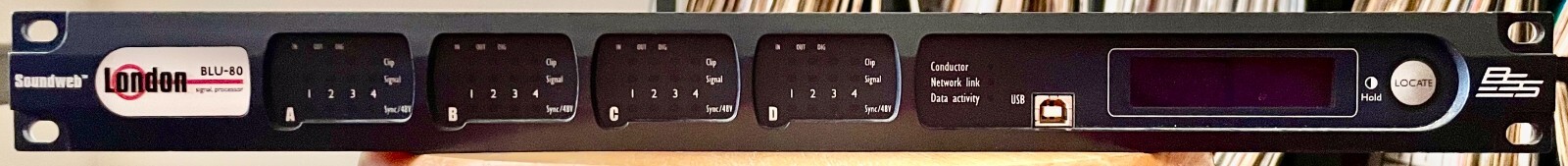 BSS Soundweb London Audio BLU-80 Signal Processor with CobraNet™