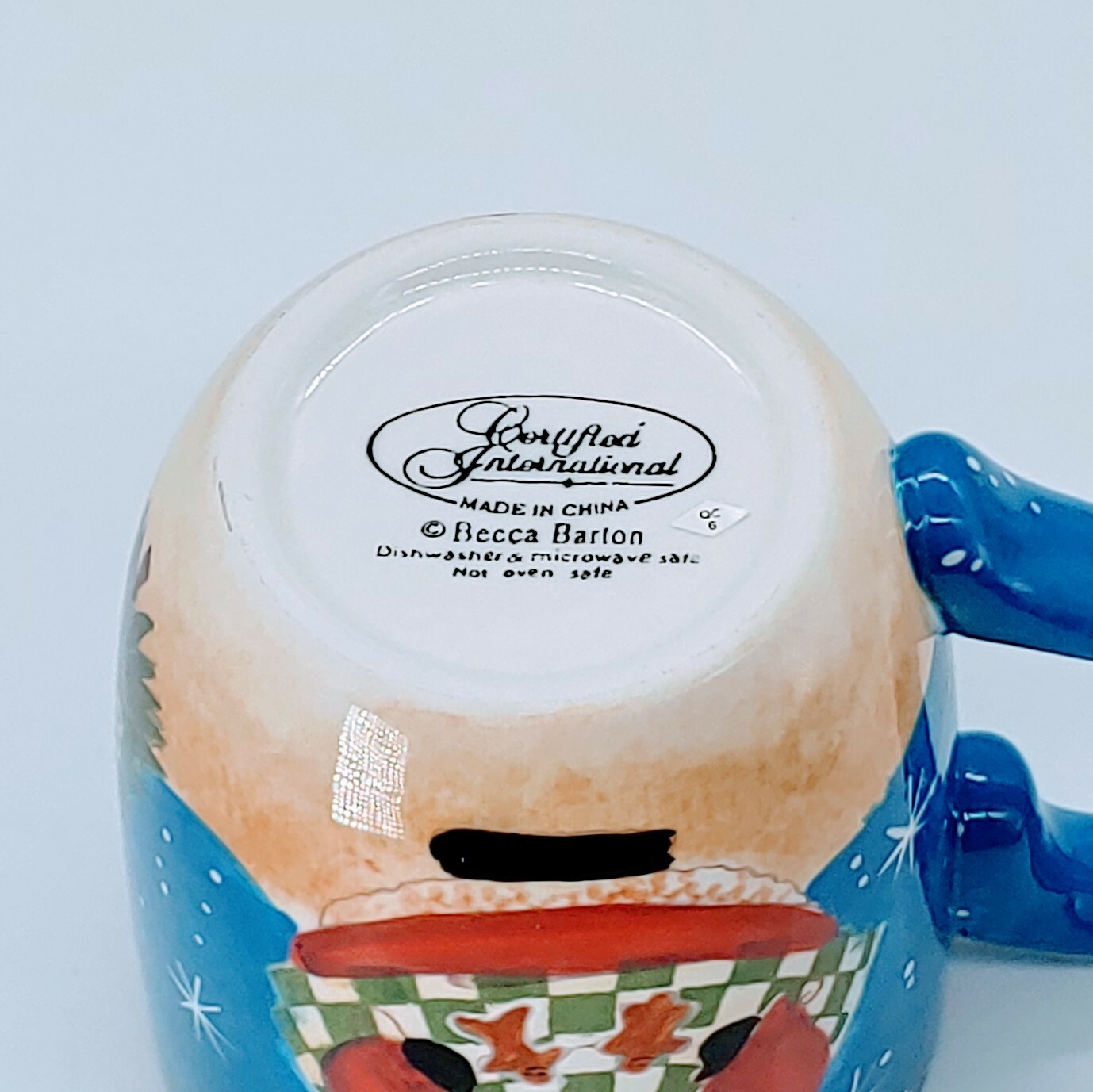 Becca Barton - "Holiday" Mug & Plate Set. New. Open box.