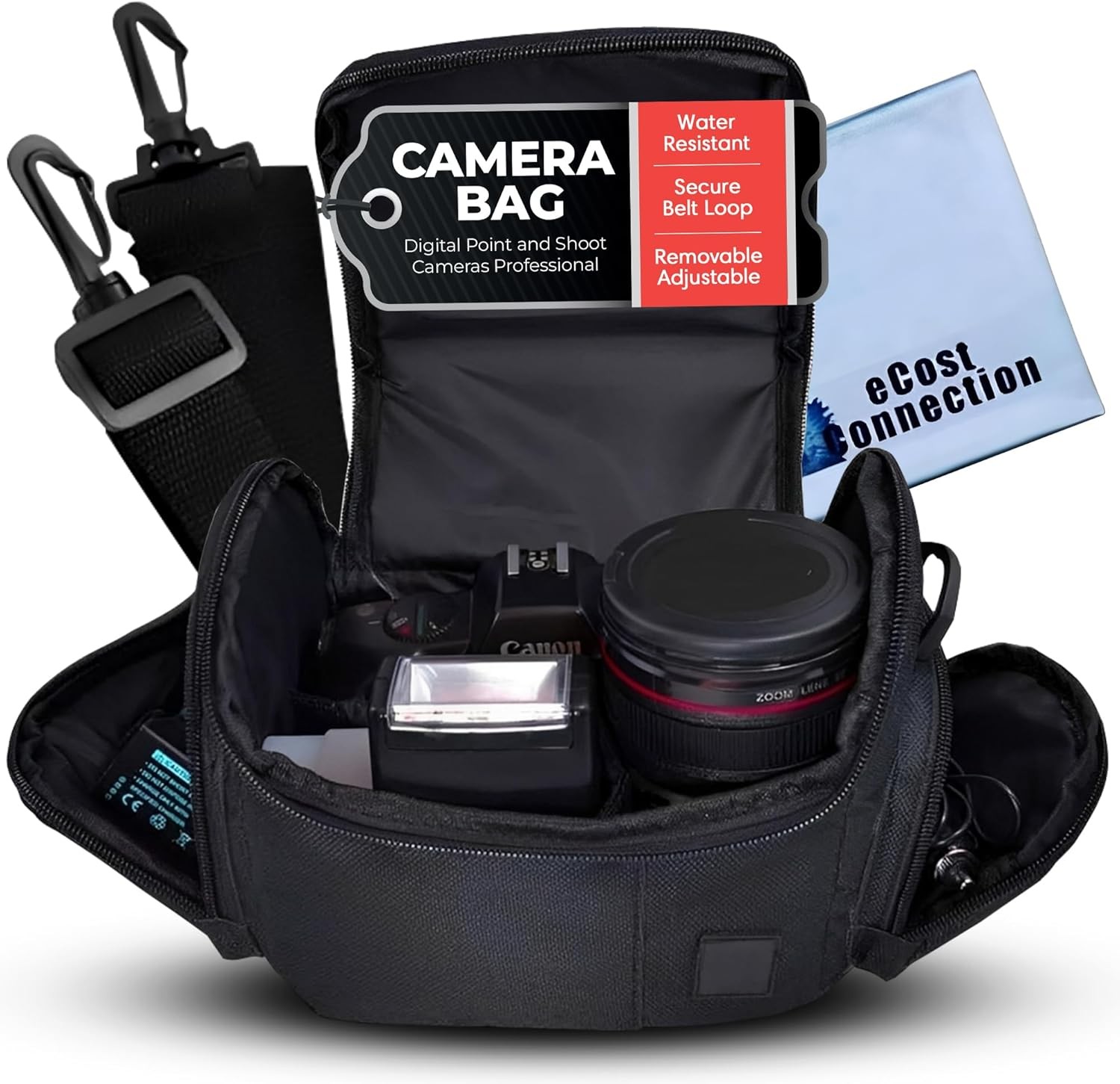 Deluxe Medium Camera Bag Case for Kodak AZ425, AZ528, AZ405 Digital Camera