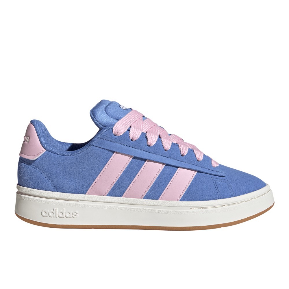 adidas Grand Court Alpha 00S Lace Up  Womens Blue, Pink Sneakers Casual Shoes JQ
