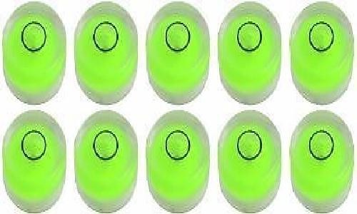 Ten 18mm Diamter 8.6mm Thick/Height Circular Bubble Spirit Level / Tripod NEW
