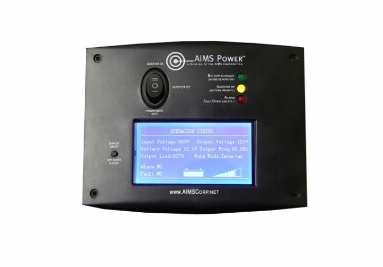 AIMS REMOTELF LCD Remote Panel for PICOGLF Series Pure Sine Inverter/Charger