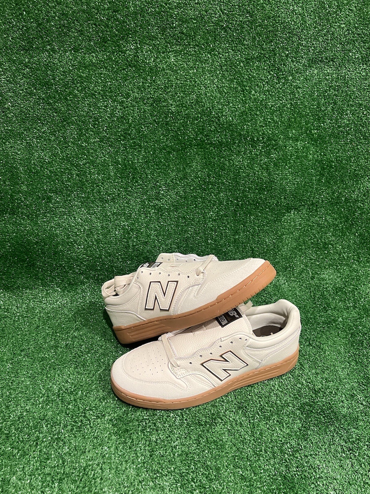 Size 13 - New Balance Numeric 480 Sea Salt Brown