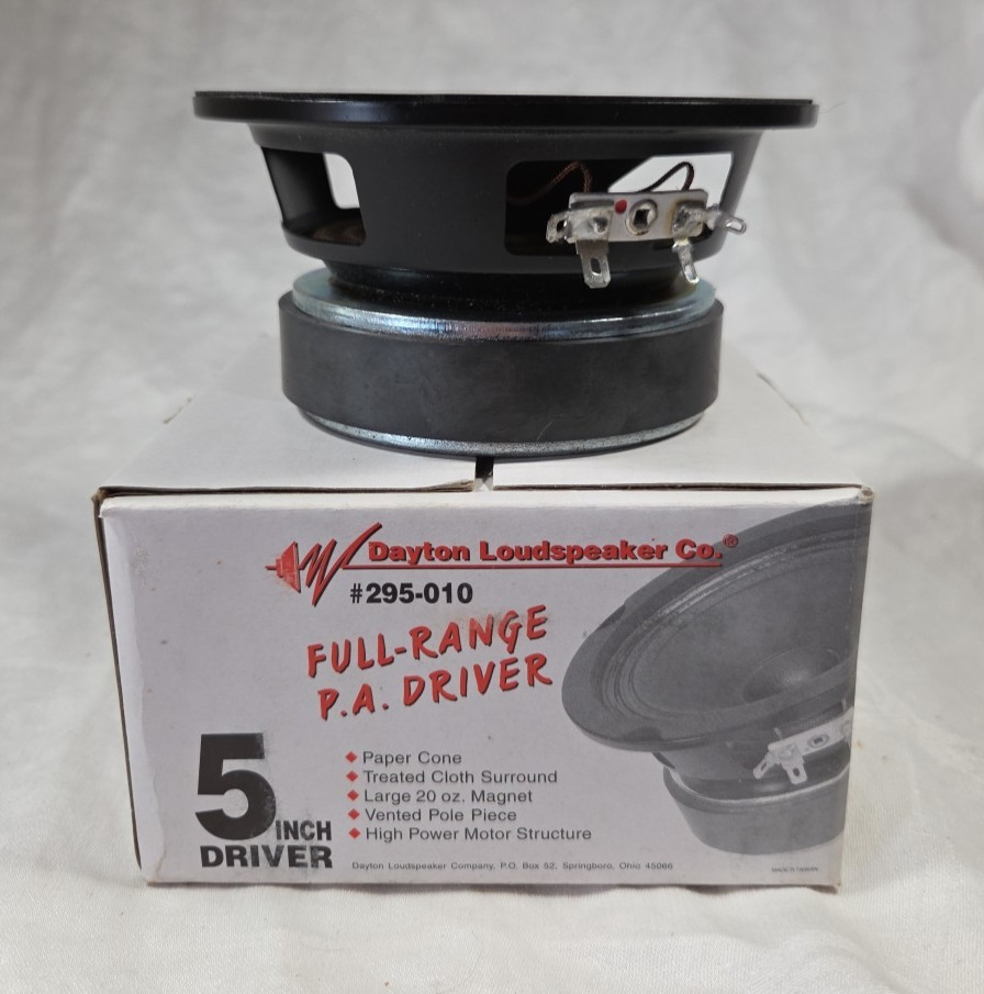 Dayton Audio PA130-8 Full Range 5" Speaker #295-010