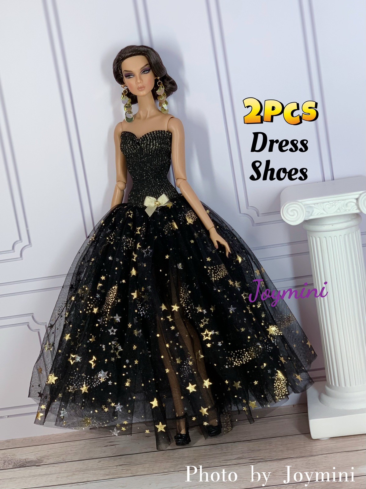 2PCS Dress Shoes For Fashion Royalty Integrity Poppy Parker NuFace Dolls Clothes