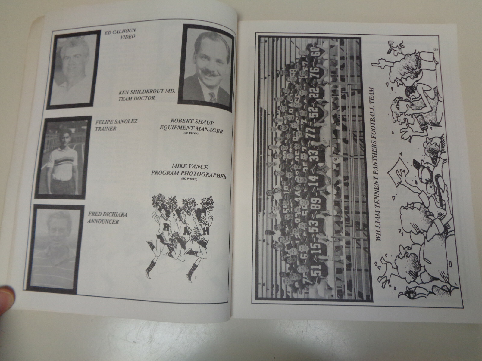 Central Bucks West vs William Tennet High School Football Program 1990