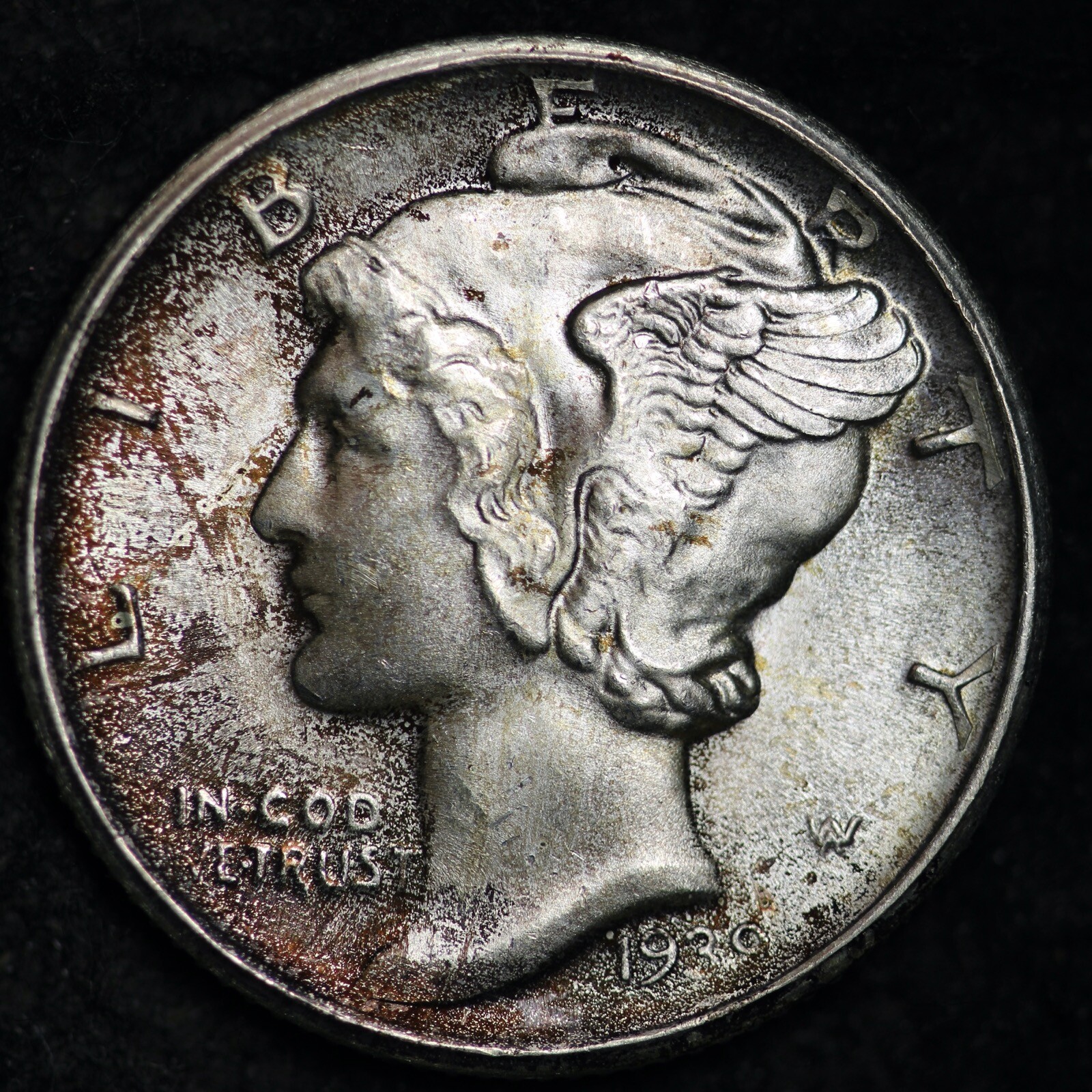 1939-D Mercury Silver Dime GEM BU *UNCIRCULATED* MS FREE SHIPPING E373 SUHH
