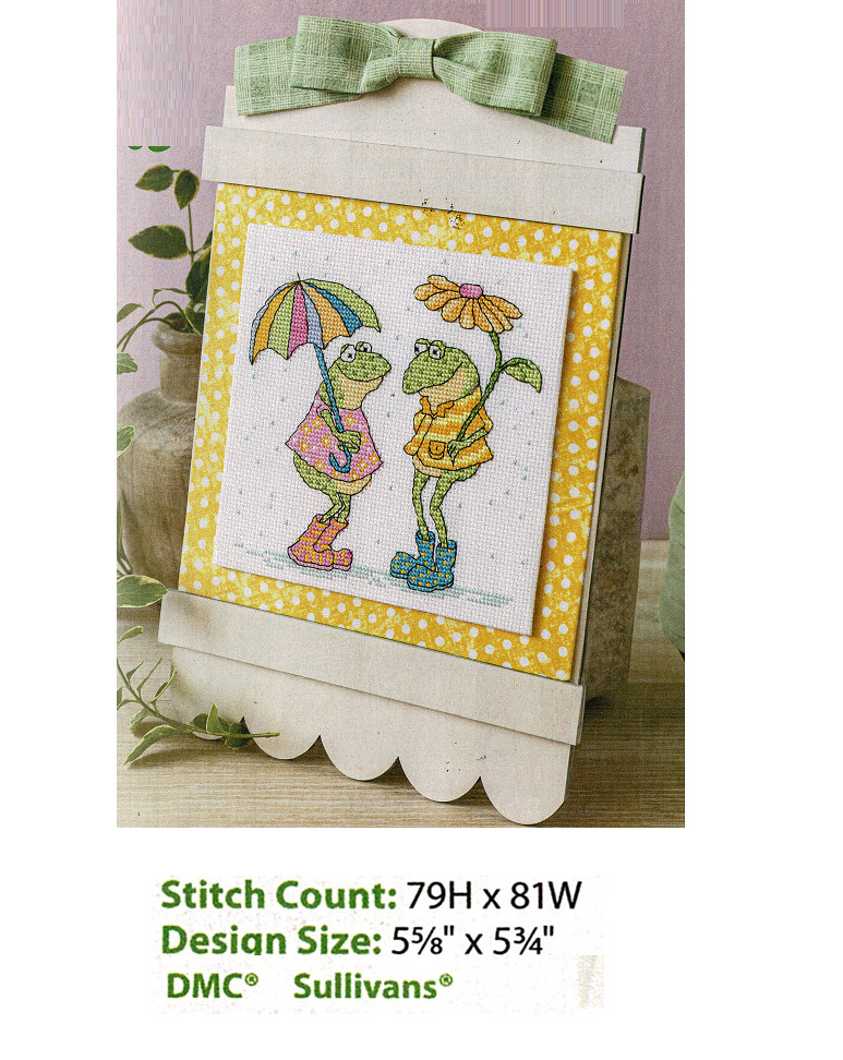 FROGGY FRIENDS   CROSS STITCH PATTERN ONLY     YD   SRW