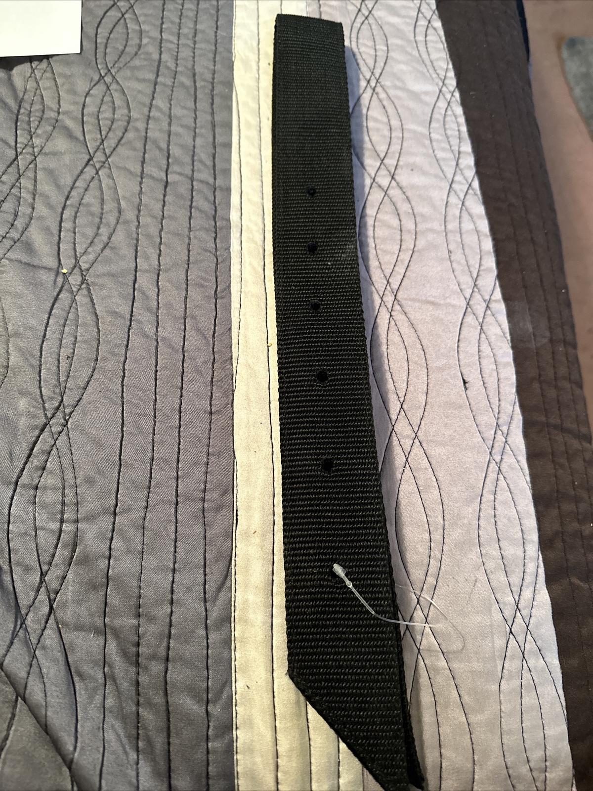 Horse Size black nylon off billet strap new