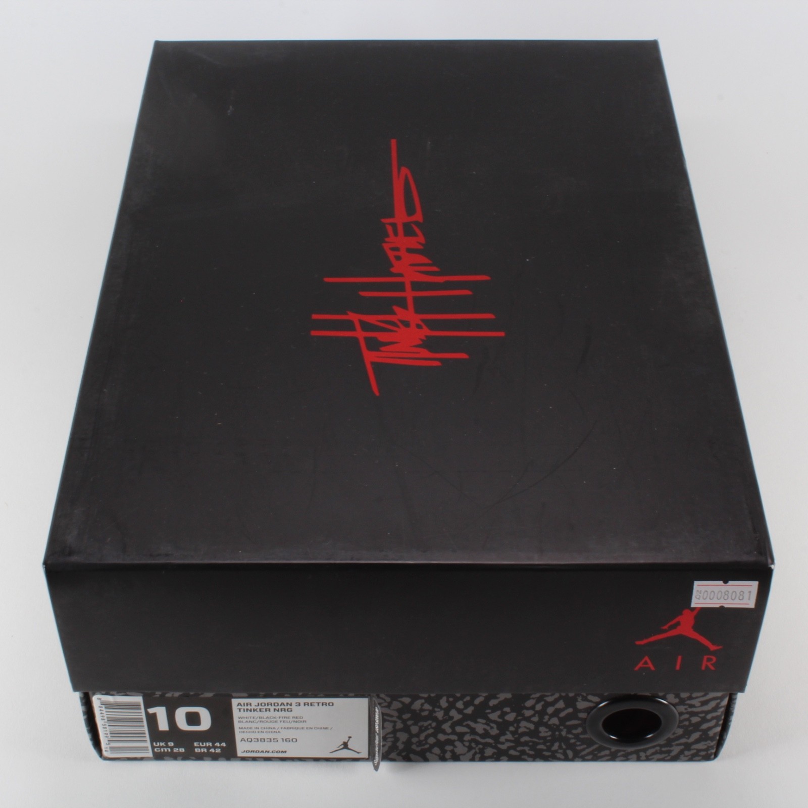 Nike Air Jordan 3 Retro NRG Tinker Hatfield AQ3835-160 Men's Size 10 Shoes
