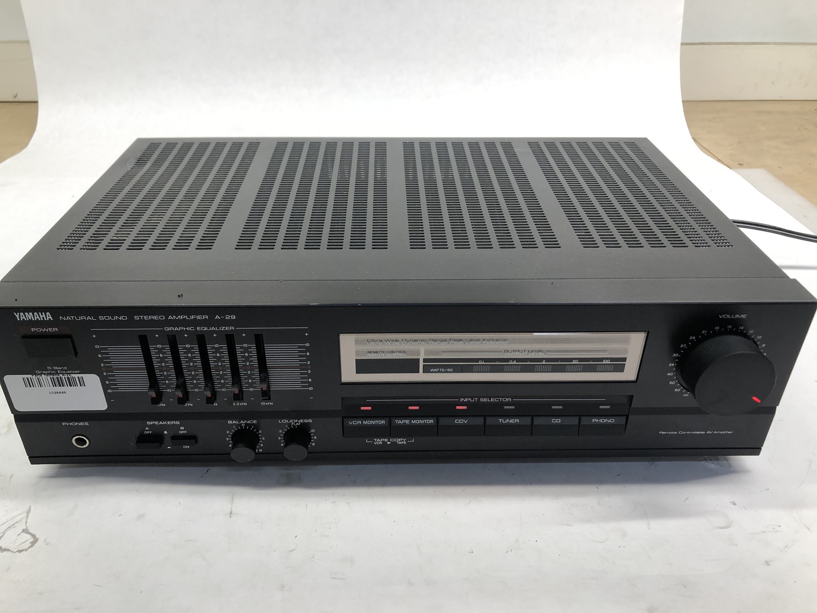 Yamaha Natural Sound Stereo Amplifier A-29