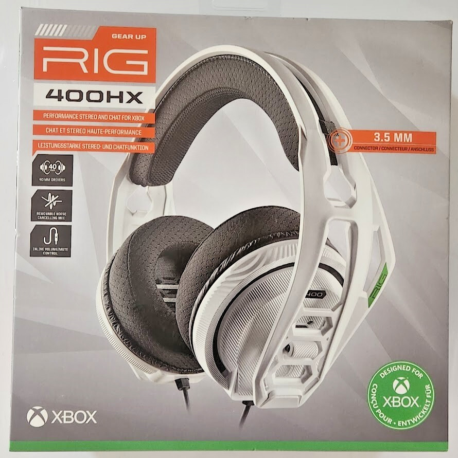 RIG 400HX for Xbox One (White EU 2017 Wired Headset)