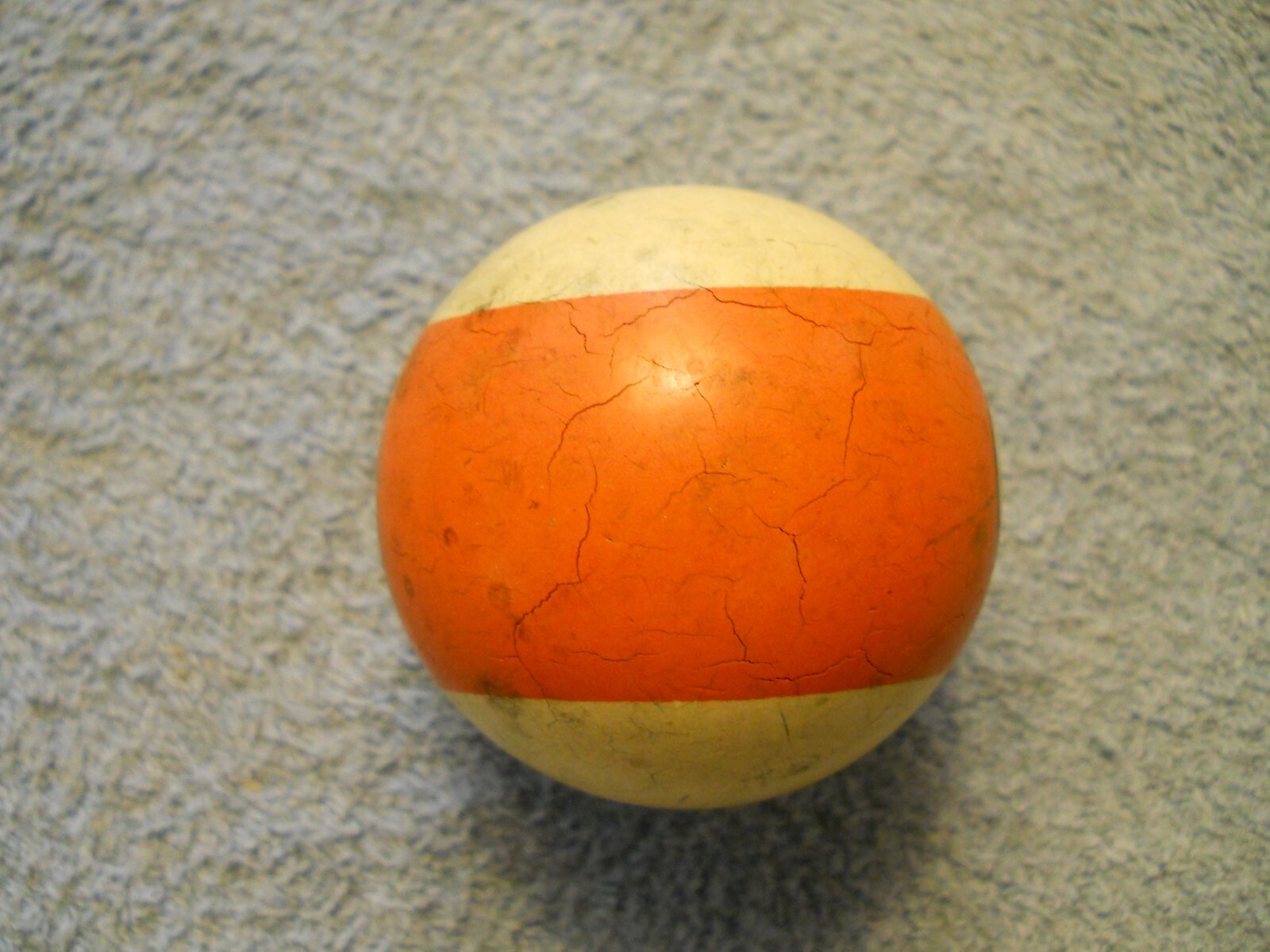 Vintage Clay Billiard Ball- #13
