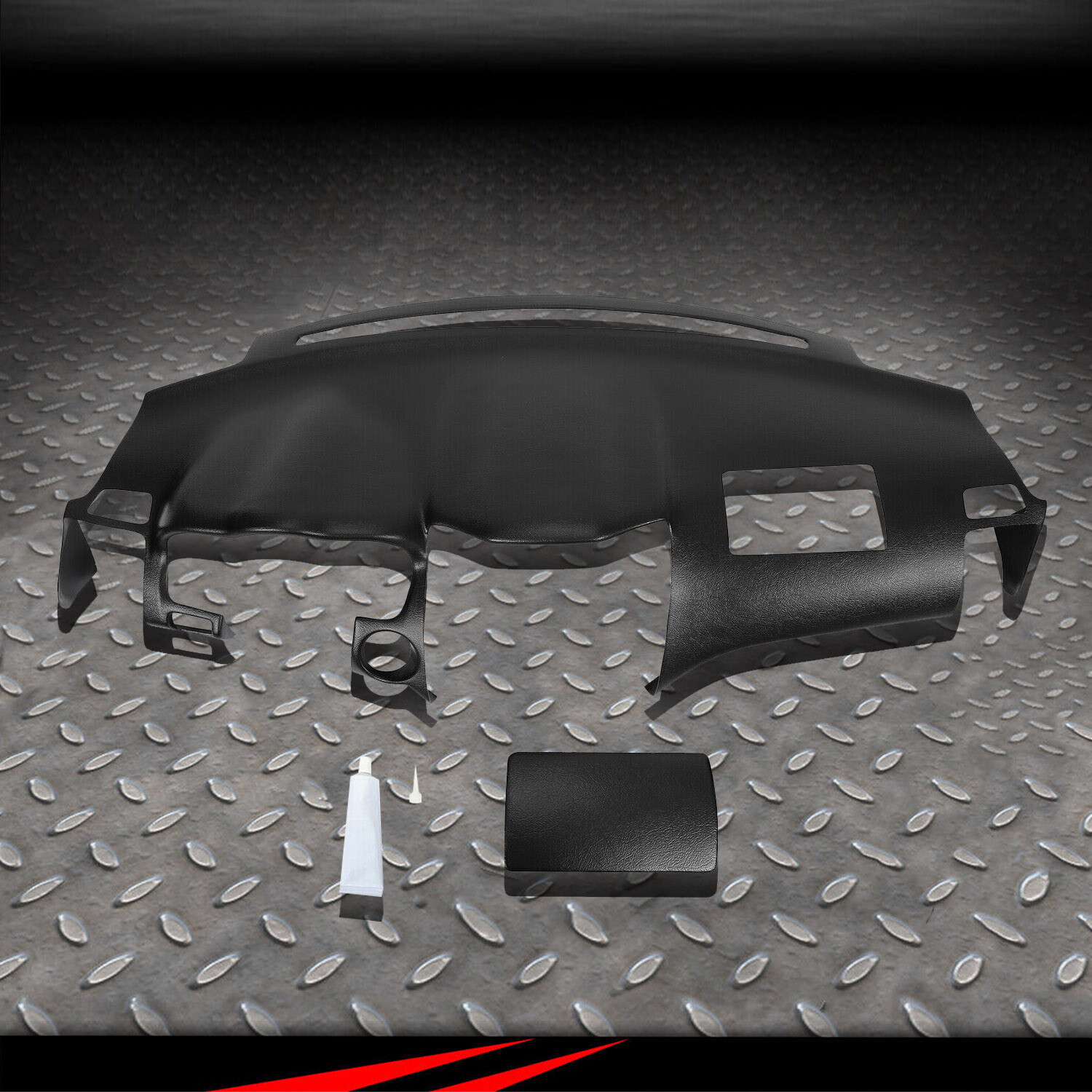 Black Dash Cover Dashboard Overlay Cap For 2004-2009 Lexus RX350 RX400H RX330