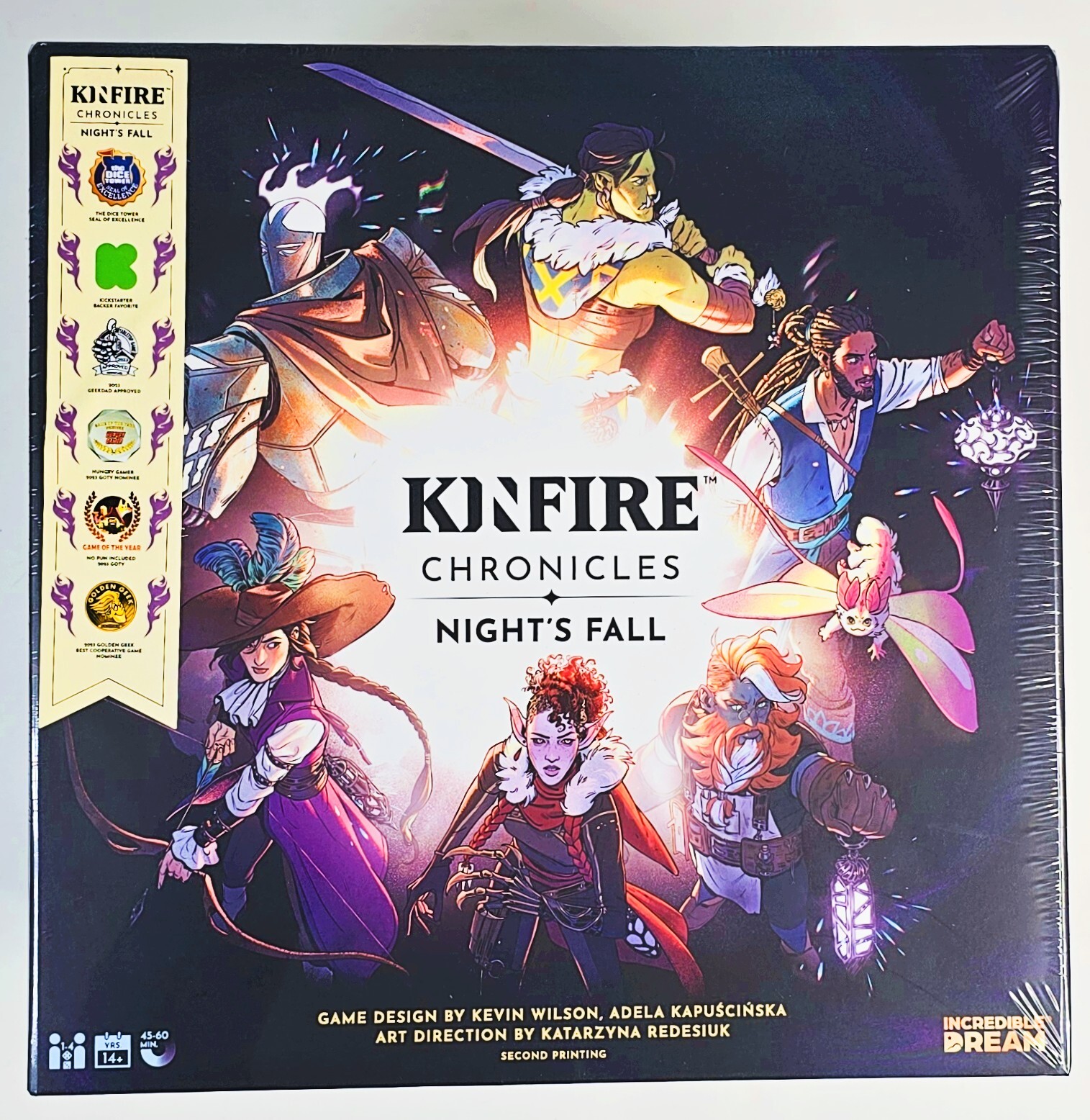 Kinfire Chronicles Nights Fall 2nd Print by Incredible Dream - SEALED