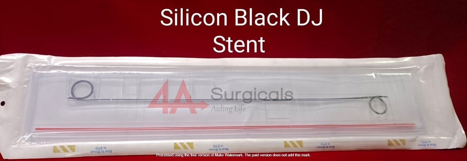 4A SILICON Double J with Pusher  5fr/26cm For 1Year Durable (Set Of 10)