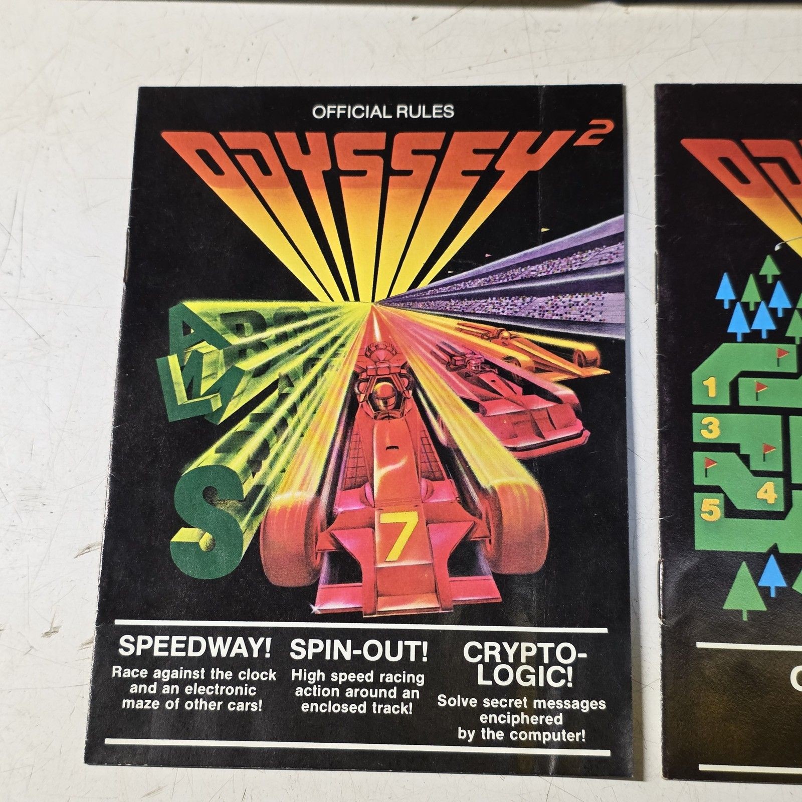 Magnavox Odyssey Computer Golf Game CIB w/ Box Manuals Inserts Vintage