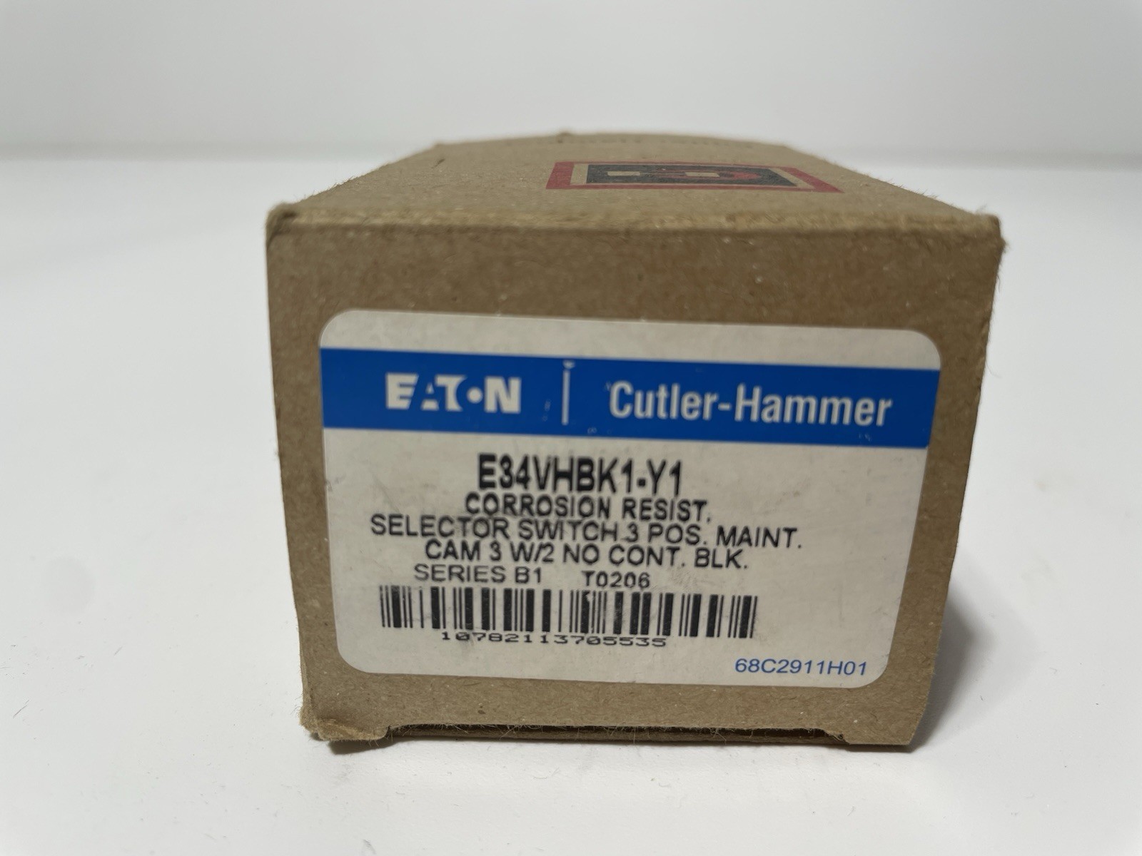 Eaton E34VHBK1-Y1 Corrosion Resistant Selector Switch