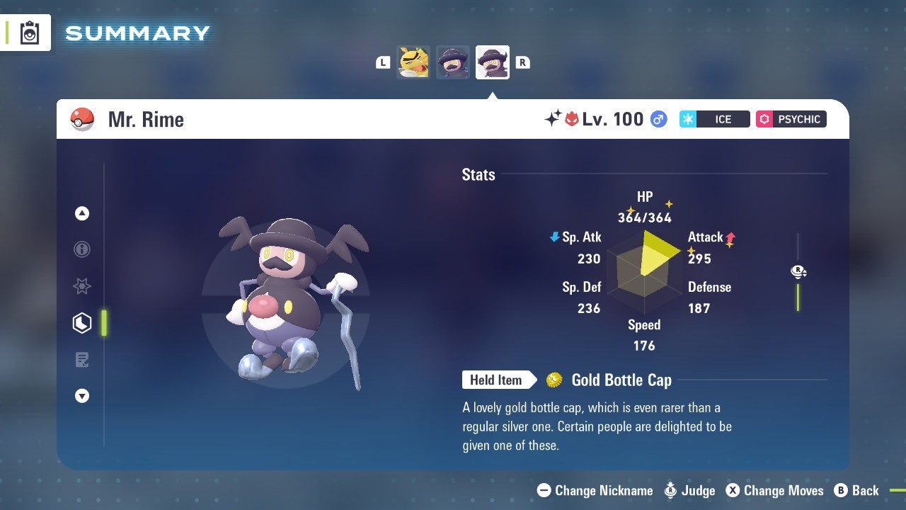 Pokémon Legends: Z-A Shiny Mr. Rime 6iv ✨Max EV✨ ALPHA