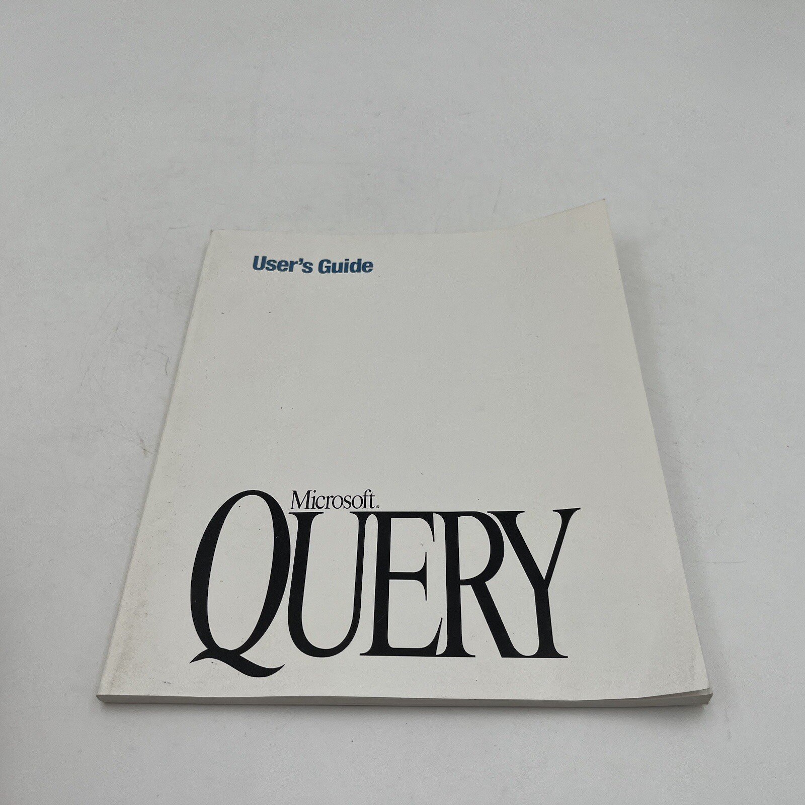 Microsoft Query User's Guide Version 1 Vintage Computer Book 1993