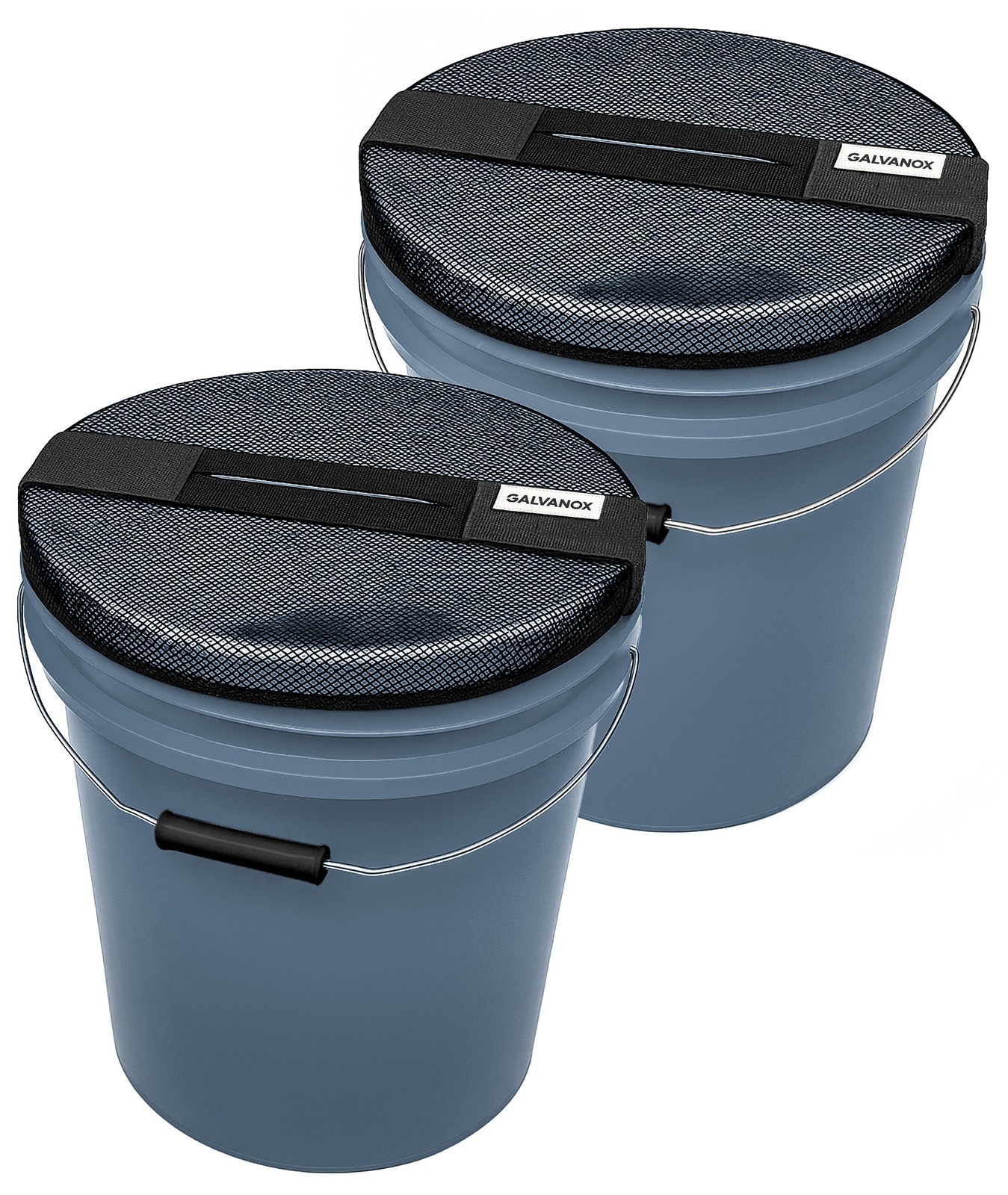 Mesh Lid for 5 Gallon Bucket, Compatible with Yeti Loadout Buckets - 2 Pack