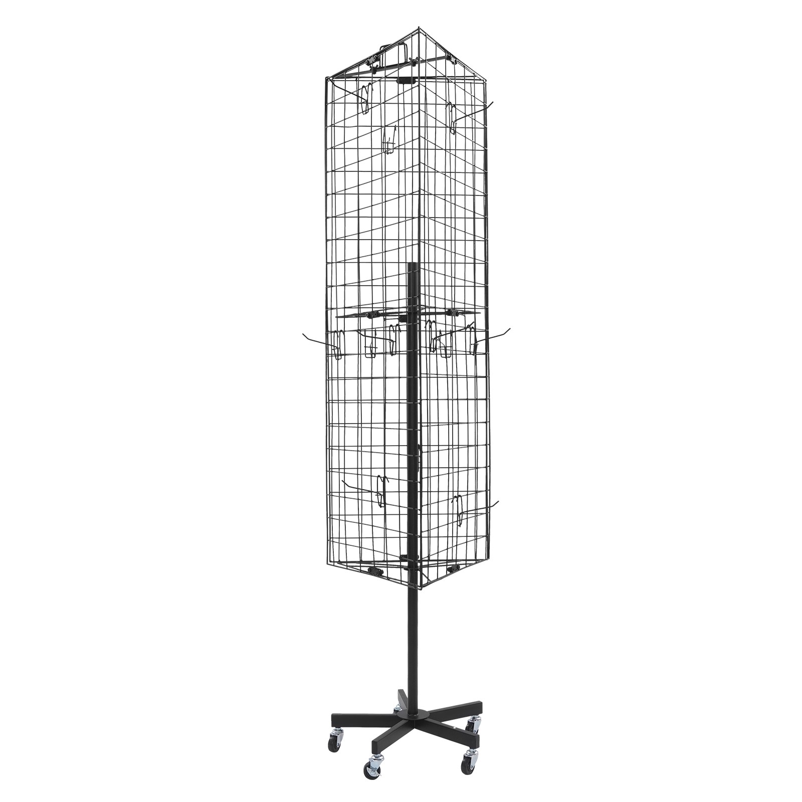 Triangular Grid Panel Display Stand Mobile Grids Wall Showing Shelf Freestanding