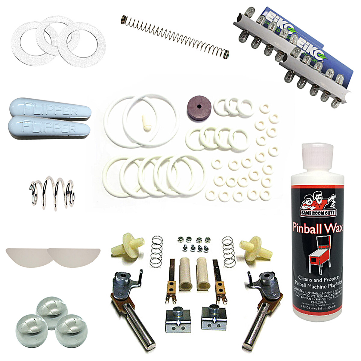1968 Williams Ding Dong Pinball White Premium Maintenance Kit