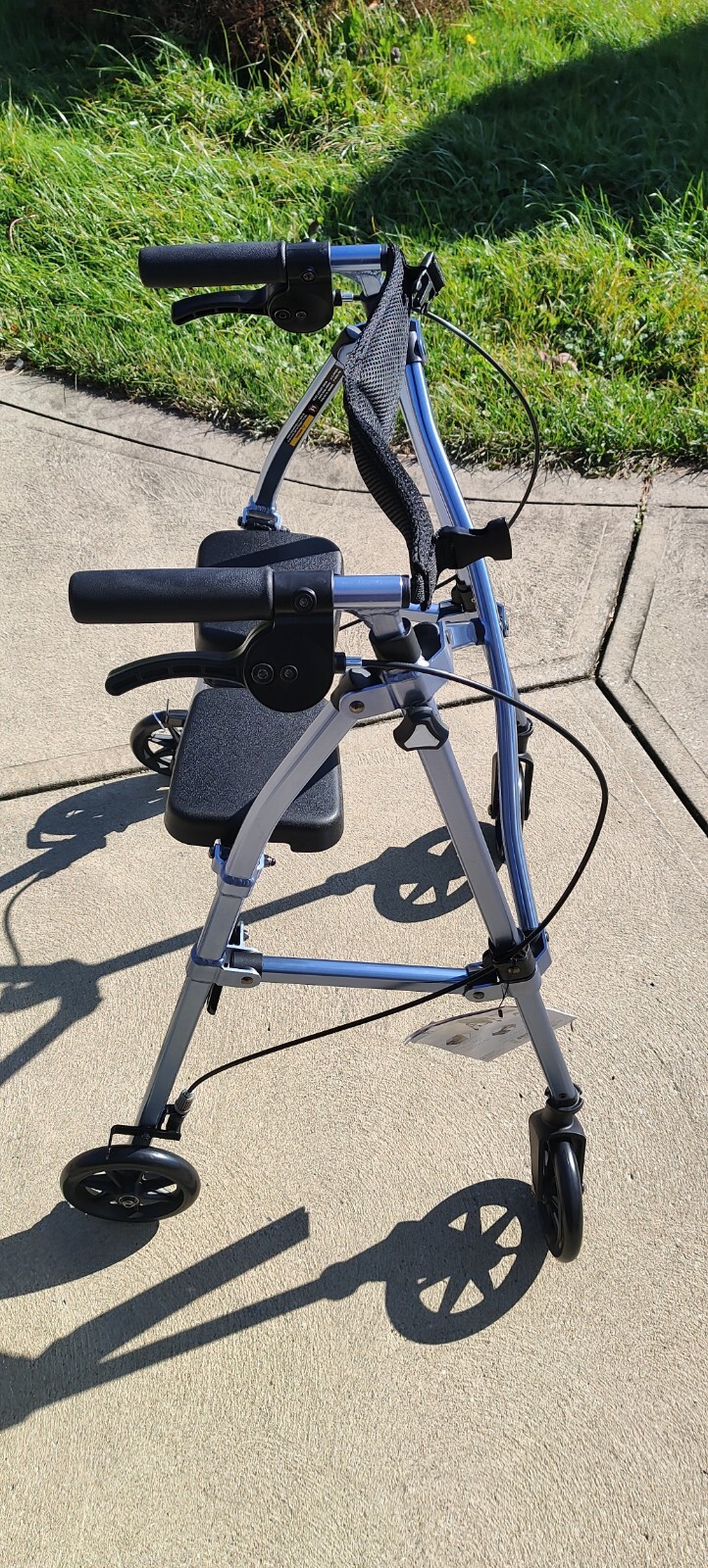 Able Life Space Saver Rollator Short, Lightweight Junior Folding Walker for...
