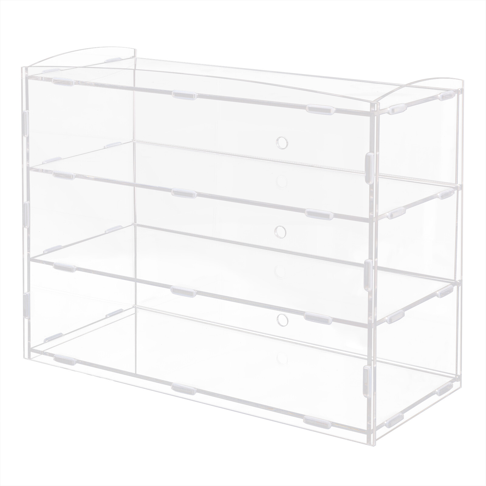 3 Layer Acrylic Display Case Bakery Retail Display Counter Cabinet Showcase