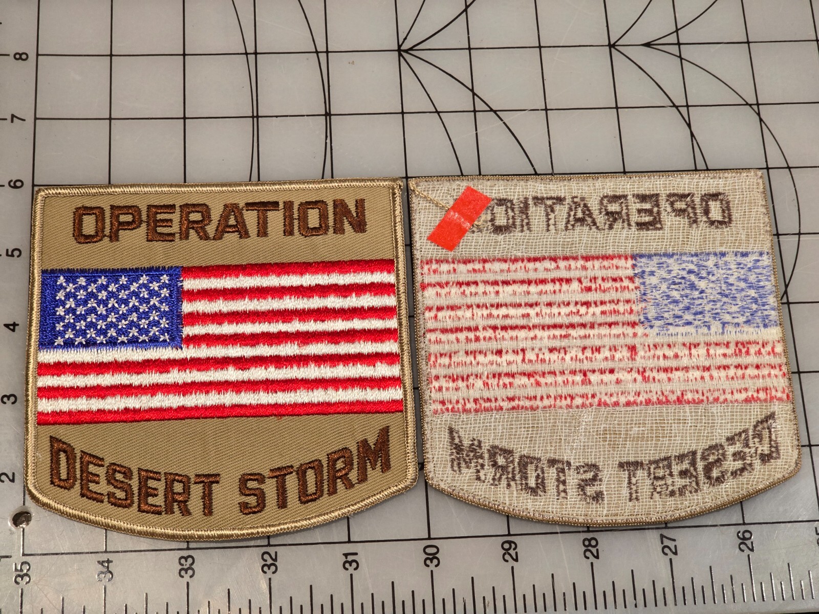 Original US Novelty Desert Storm Patch Large Version 3505
