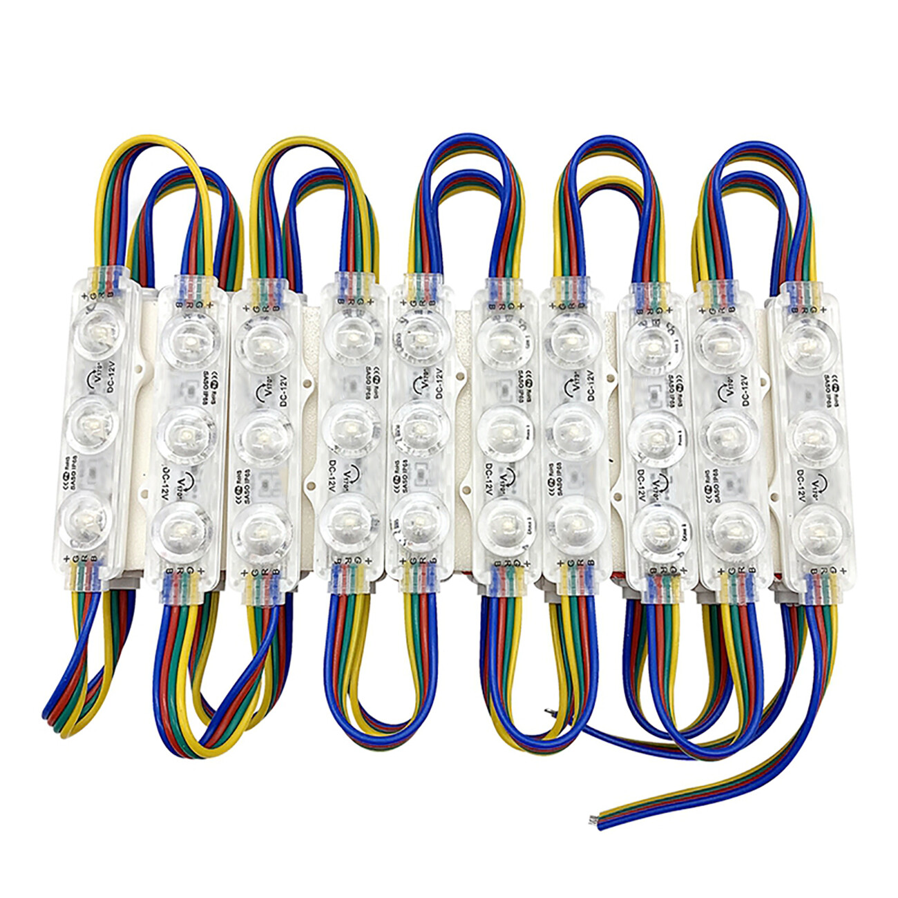 Super Bright 5050 RGB IP65 LED Module Lights Store Front Window +Remote+US POWER