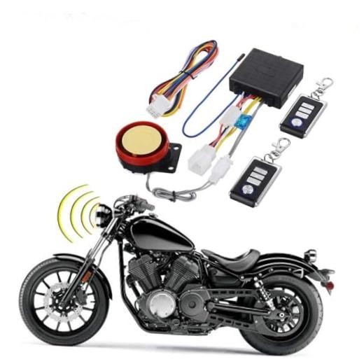 DC12V Motorcycle Anti-Theft Alarm Security System Remote Control Engine Start