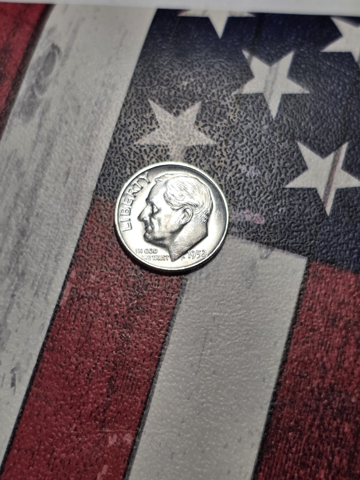 1952 D Roosevelt Dime - BU--LUSTER-- 90% Silver  "FREE SHIPPING"