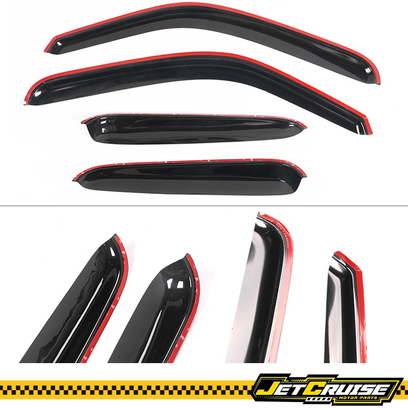 Fits 99-06 Silverado Sierra Extended Cab Acrylic Window Visors Rain Sun Guards