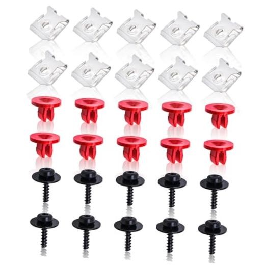 Pack of 30 Car Engine Splash Shield Guard Undertray Cover Screws, Chassis