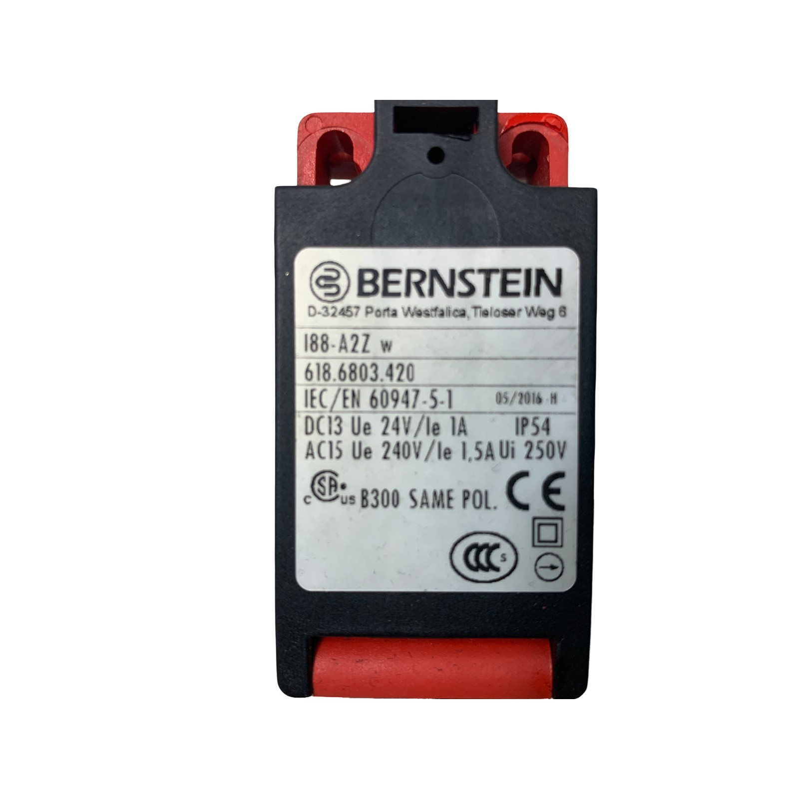 BERNSTEIN 618.6803.420 Amber 6-Position Switch