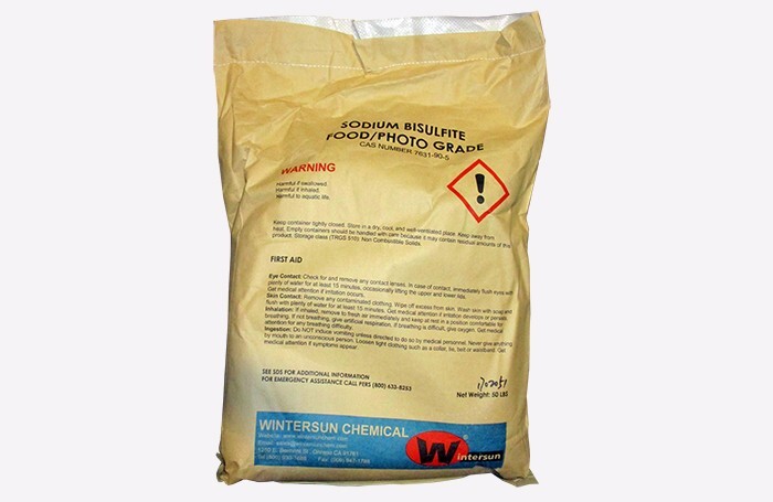 Sodium Bisulfite Anhydrous [NaHSO3] [CAS_7631-90-5] 99% Food/Photo  Grade 50LB