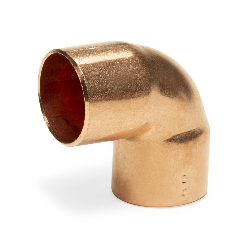 Copper Pipe Fittings 90 Degree Elbow 1/2" Inch - Lot of 25