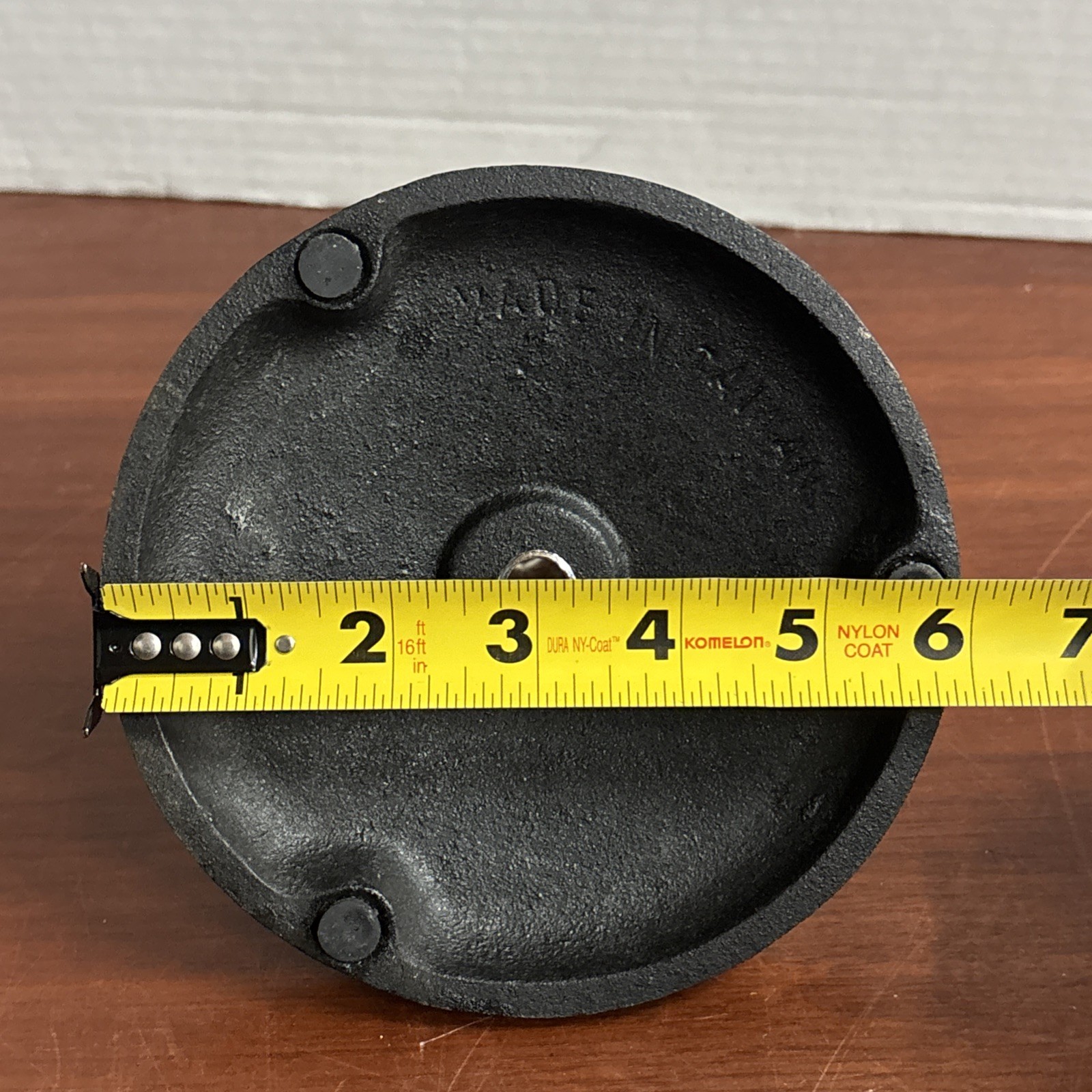 Cast Iron Mic Stand with Chrome Stem - Great Shape