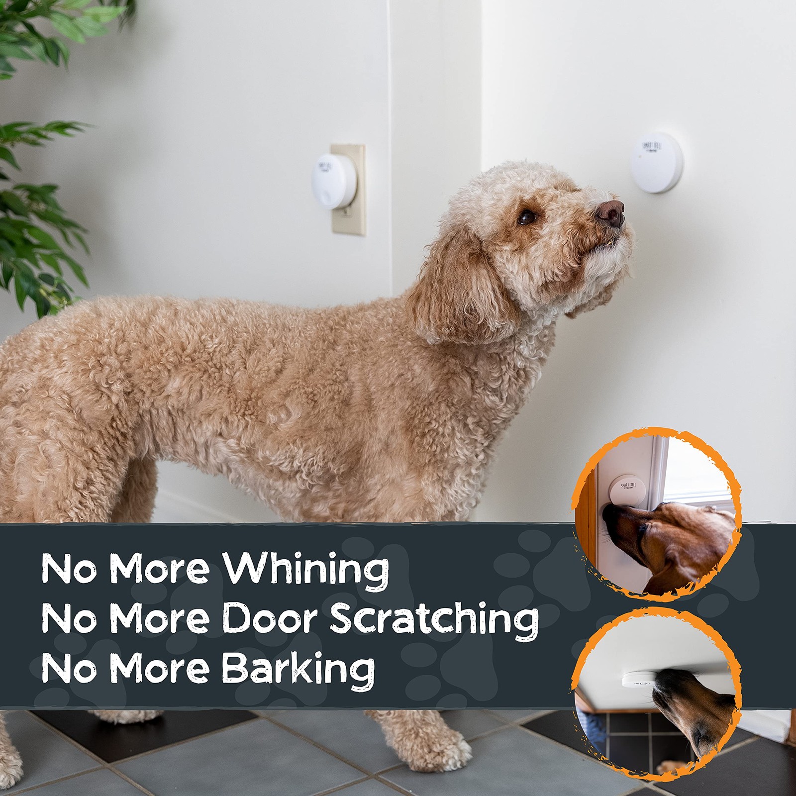 Smart Bell Potty Training Button - Easy, Reliable 2 Pack, Durable