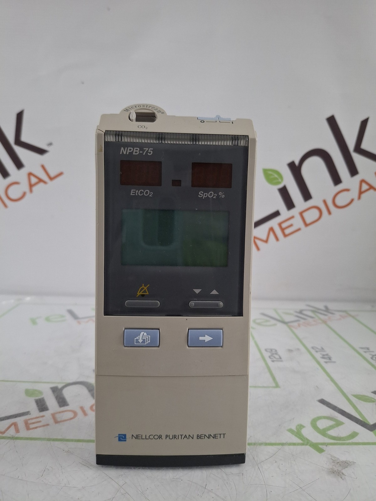 Nellcor Oximax NPB-75  Microstream Pulse Oximeter Capnograph