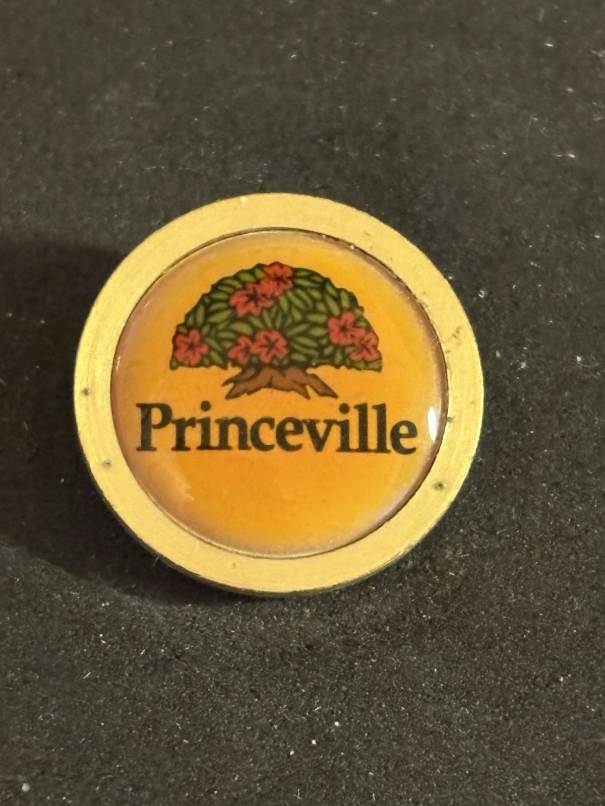 Rare Princeville Makai Golf Club 3/4" Brass Stem Golf Marker - Princeville, HI