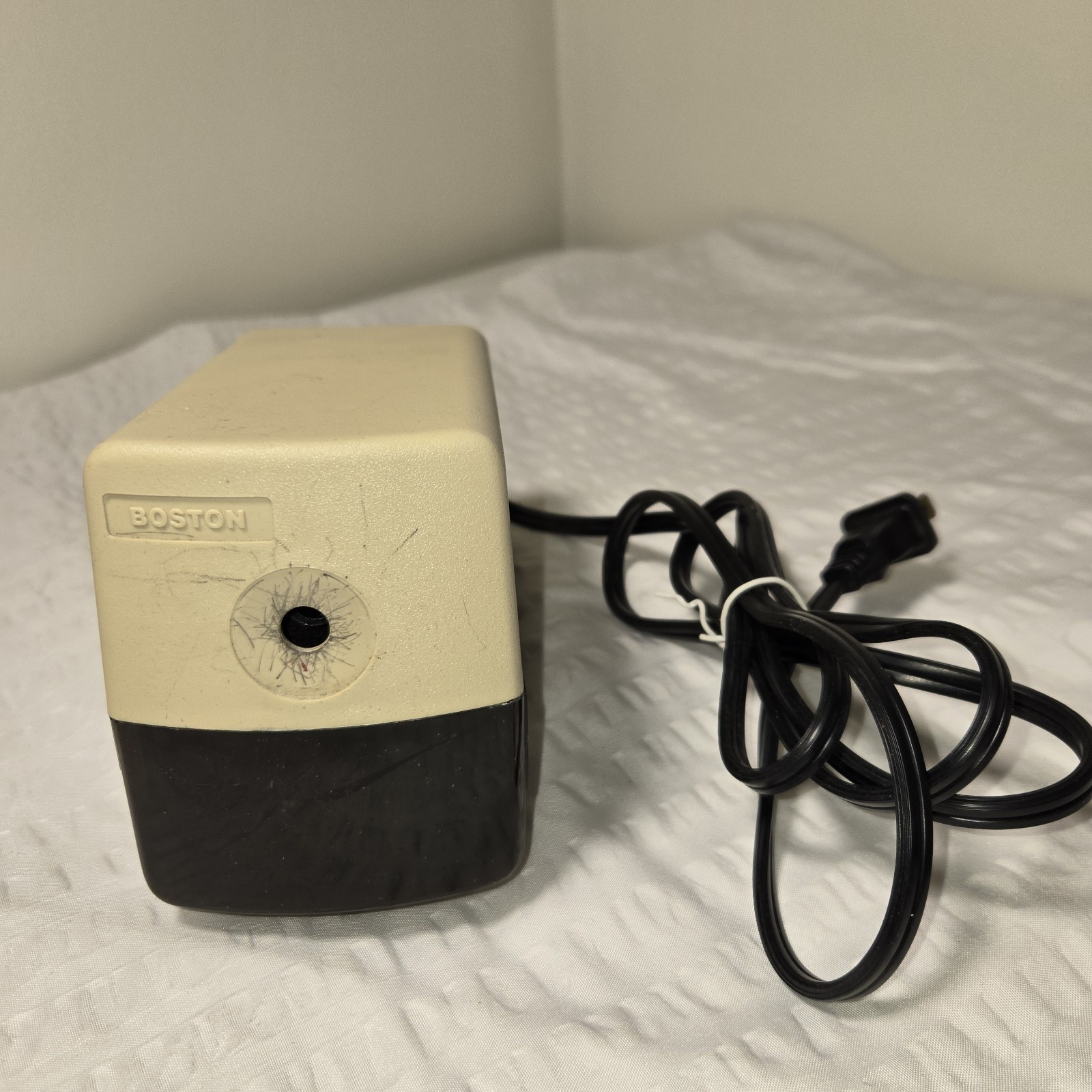 Vintage BOSTON Electric Pencil Sharpener Model 18 Made In USA 296A Works