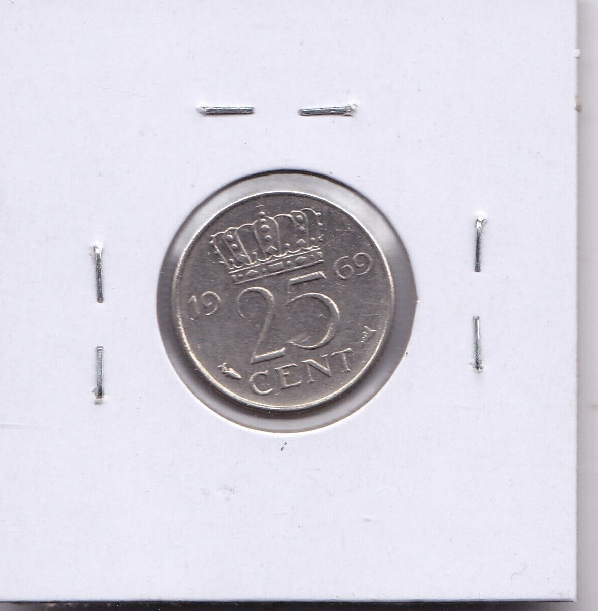 1969 Netherlands 25 Cent