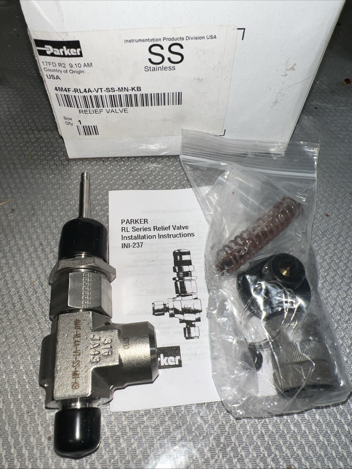 PARKER 4M4F-RL4A-VT-SS-MN-KB