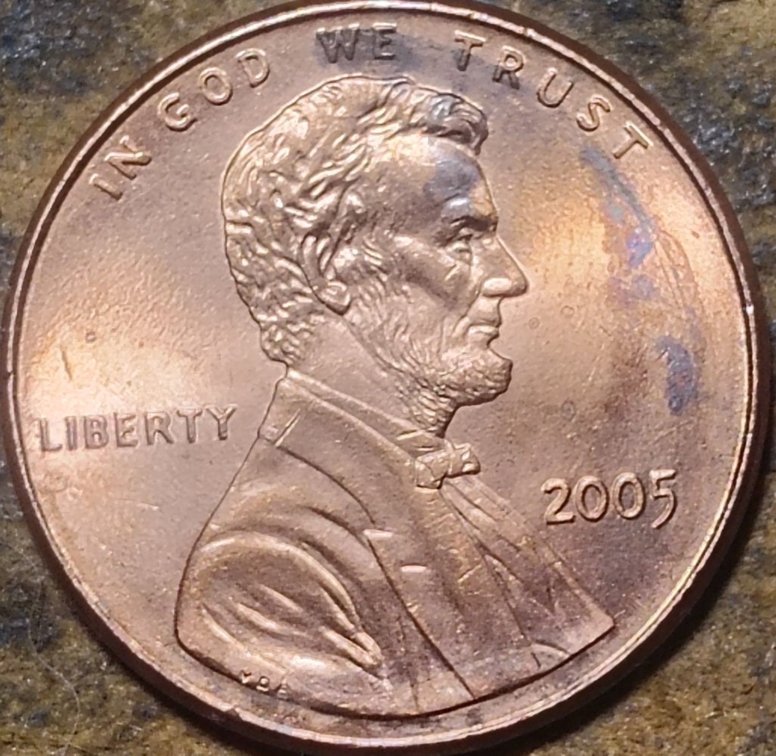 2005 Lincoln Memorial DDR Penny Doubled Die Reverse Cent WDDR-092 + Clash Rev