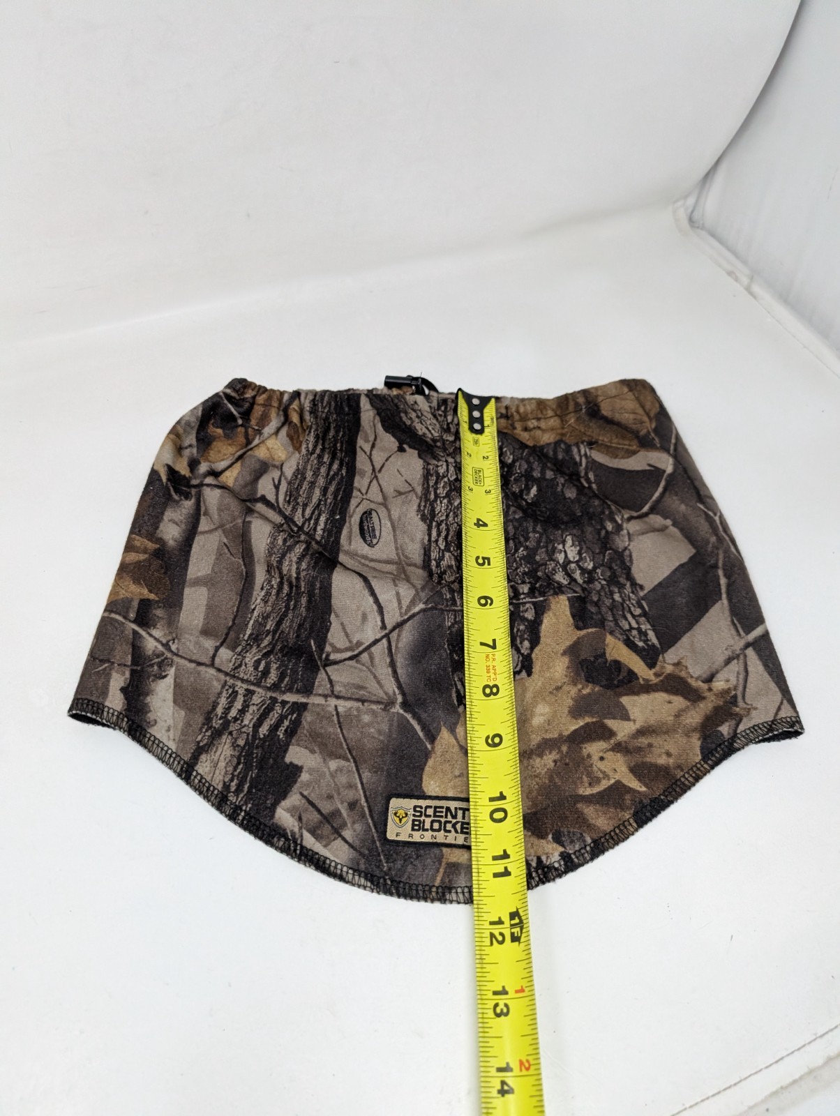 Scent Blocker Plus Frontier RealTree Hardwoods Camo 3/4 Face Mask Hunting VTG