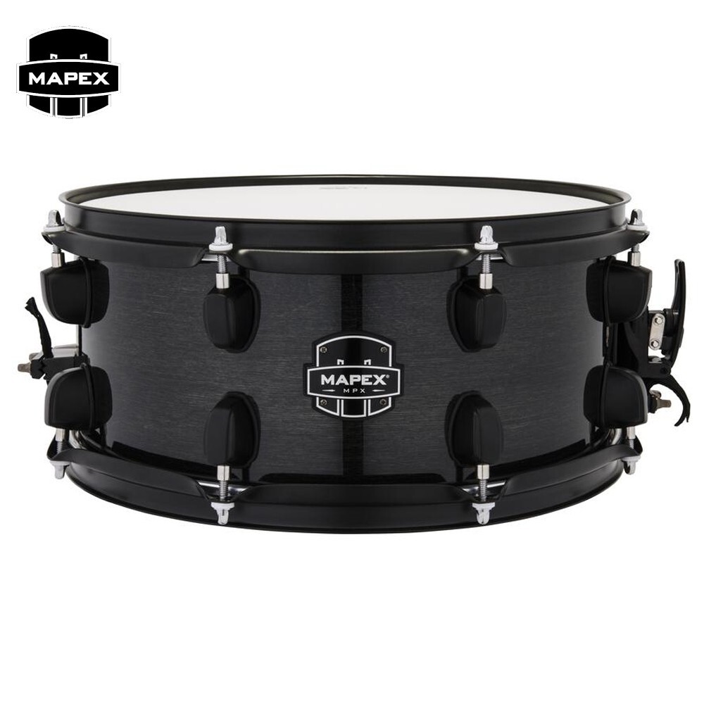 Mapex MPX 13" x 6" Maple Snare Drum Transparent Midnight Black MPNMP3600BMB