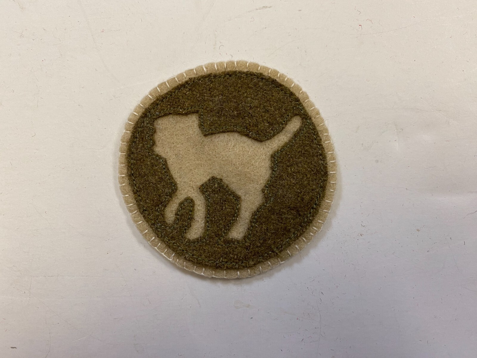 F0083 Reproduction WW1 US Army 372nd Regiment 93rd Infantry Division Patch IR45E