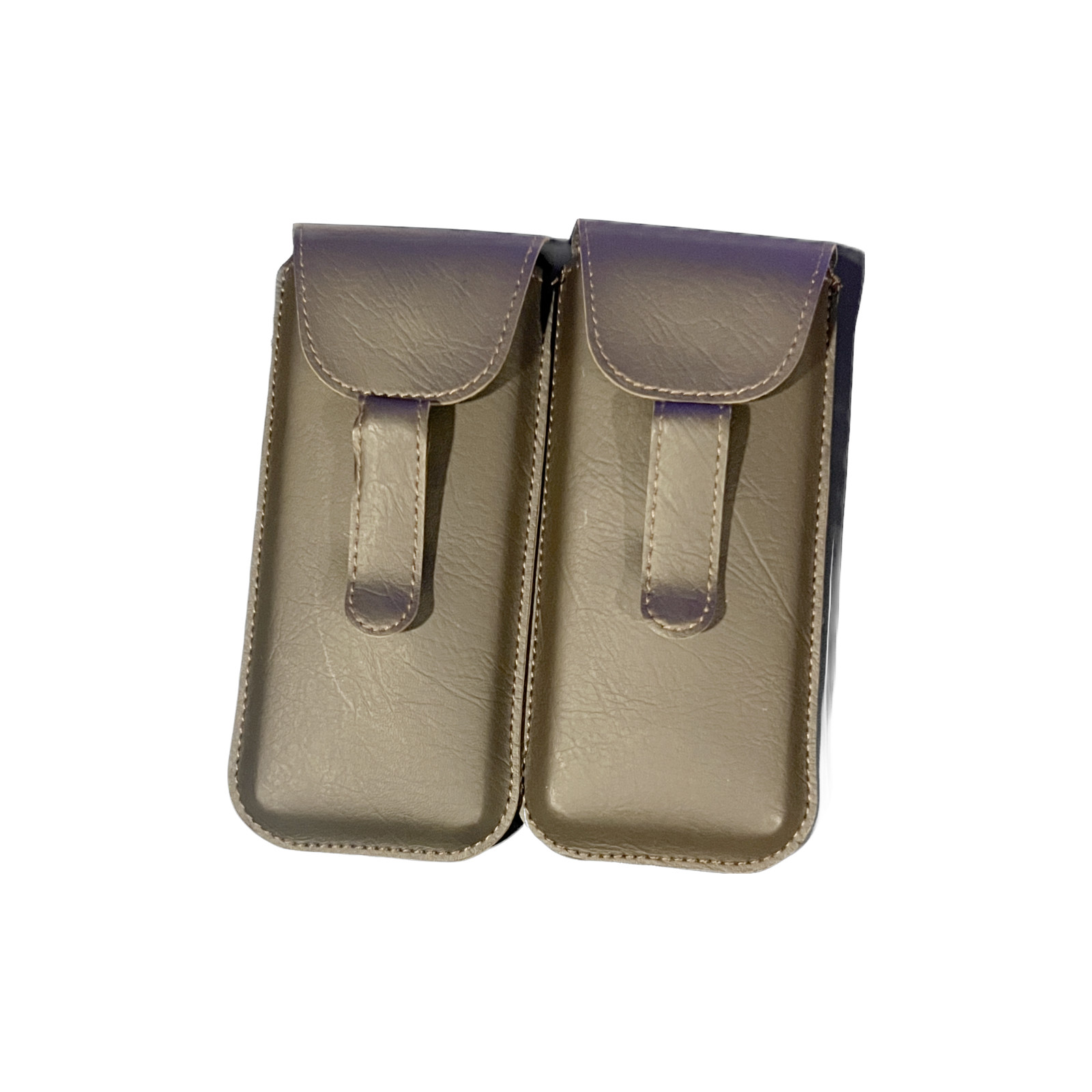 thereallycooleyegu -pocket clip brown eyeglass case Semi hard case BOGO buy1get1
